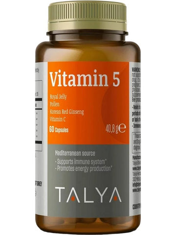 Talya, Vitamin 5, 60 Capsules