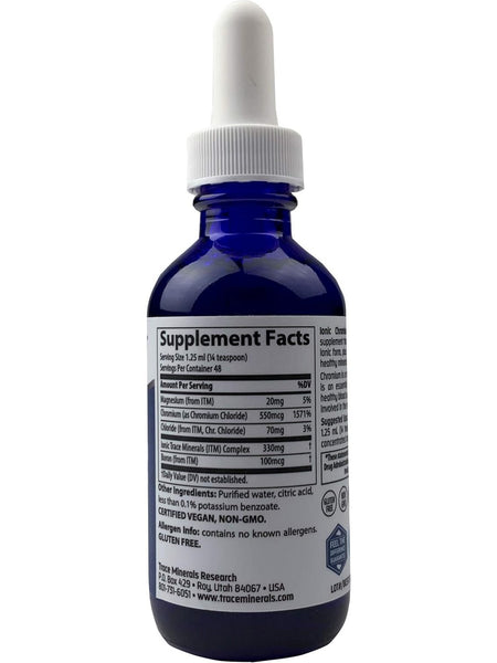 Trace Minerals, Ionic Chromium, 550 mcg, 2 fl oz