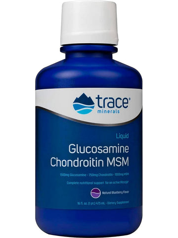 Trace Minerals, Glucosamine Chondroitin MSM, 16 fl oz