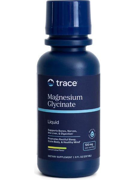Trace Minerals, Liquid Magnesium Glycinate, Lemon Lime, 8 fl oz