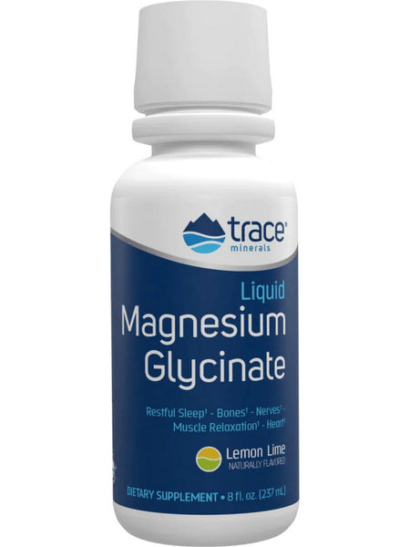 Trace Minerals, Liquid Magnesium Glycinate, Lemon Lime, 8 fl oz