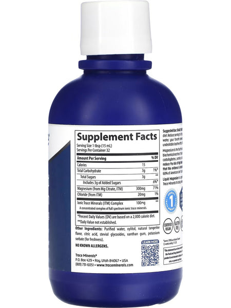 Trace Minerals, Liquid Magnesium, 300 mg, 16 fl oz