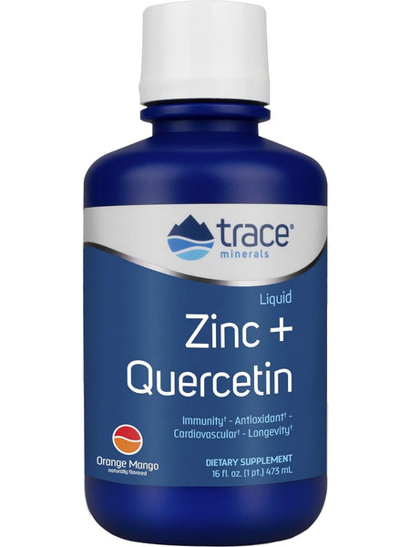 Trace Minerals, Liquid Zinc + Quercetin, Orange Mango, 16 fl oz