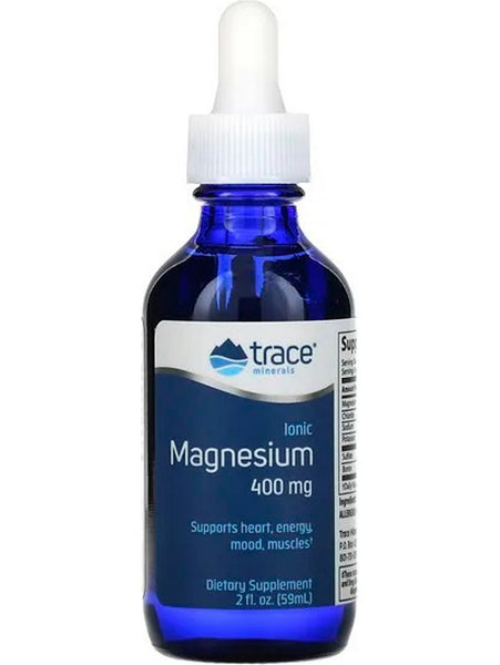 Trace Minerals, Ionic Magnesium, 400 mg, 2 fl oz