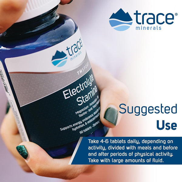 Trace Minerals, TMSPORT, Electrolyte Stamina, 90 Tablets