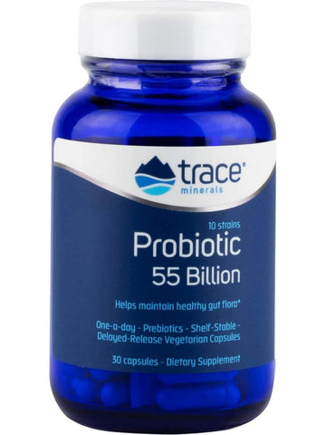 Trace Minerals, Probiotic 55 Billion, 30 Capsules