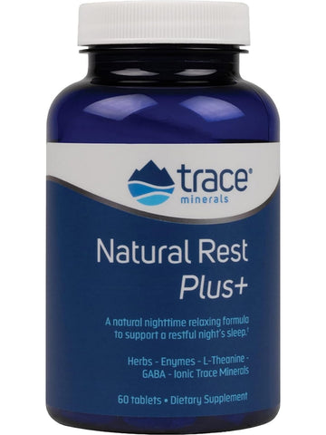 Trace Minerals, Natural Rest Plus+, 60 Tablets