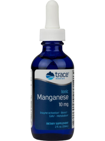 Trace Minerals, Ionic Manganese, 10 mg, 2 fl oz