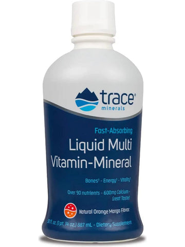 Trace Minerals, Liquid Multi Vitamin, Mineral Orange Mango, 30 fl oz