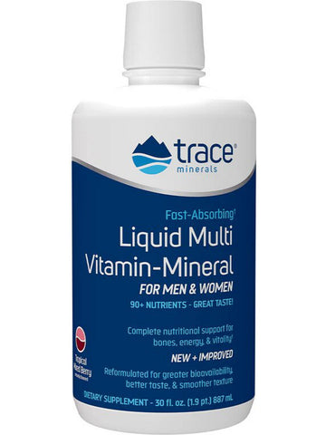 Trace Minerals, Liquid Multi Vitamin, Mineral Berry Flavor, 30 fl oz