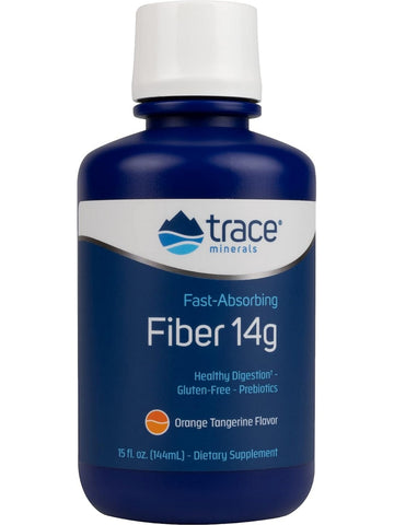 Trace Minerals, Fiber 14g, Orange Tangerine Flavor, 15 fl oz