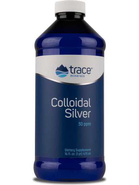 Trace Minerals, Colloidal Silver 30 PPM, 16 fl oz