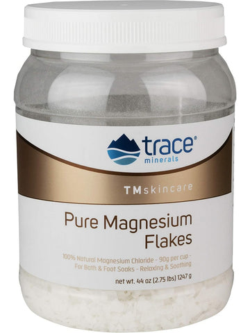 Trace Minerals, TMskincare, Pure Magnesium Flakes, 44 oz