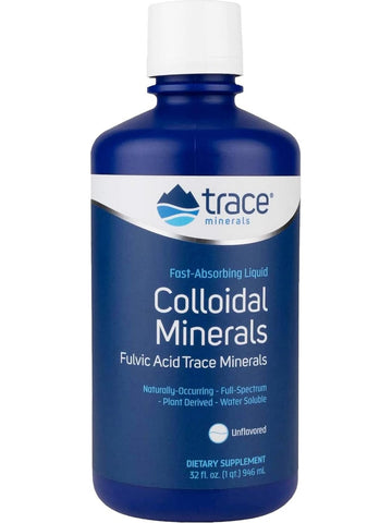 Trace Minerals, Colloidal Minerals, Unflavored, 32 fl oz