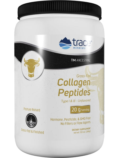 Trace Minerals, TMAncestral Grass Fed Collagen Peptides, 286 g