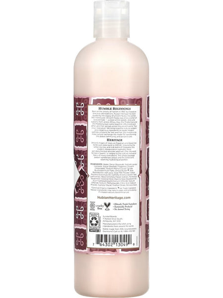 Nubian Heritage, Body Wash Goat's Milk & Chai, 13 fl oz