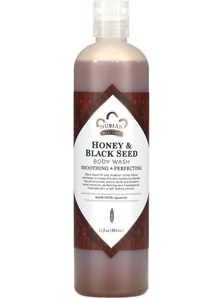 Nubian Heritage, Body Wash Honey & Black Seed, 13 oz