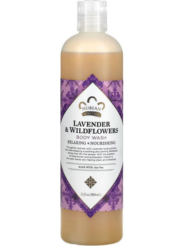 Nubian Heritage, Body Wash Lavender & Wildflowers, 13 fl oz