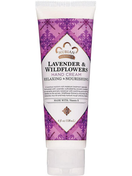 Nubian Heritage, Hand Cream Lavender & Wildflowers, 4 oz