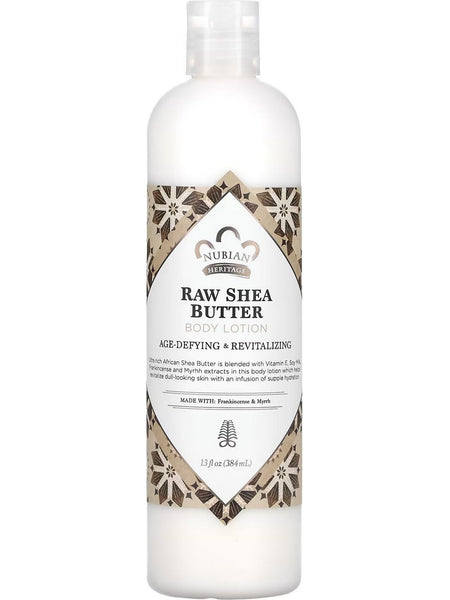 Nubian Heritage, Body Lotion Raw Shea Butter, 13 oz