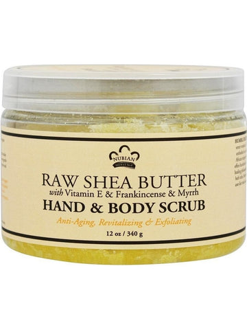 Nubian Heritage, Raw Shea & Frankincense Bath & Body Scrub, 12 oz