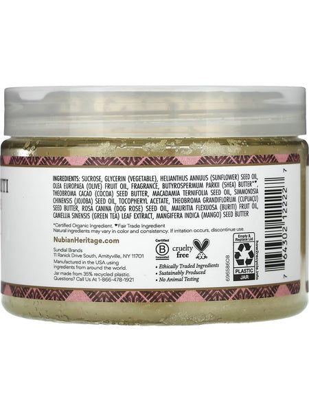 Nubian Heritage, Patchouli Bath & Body Scrub, 12 oz