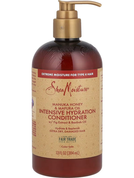 SheaMoisture, Manuka Honey and Mafura Oil, Intensive Hydration Conditioner with Fig Extract and Baobab Oil, 13 fl oz