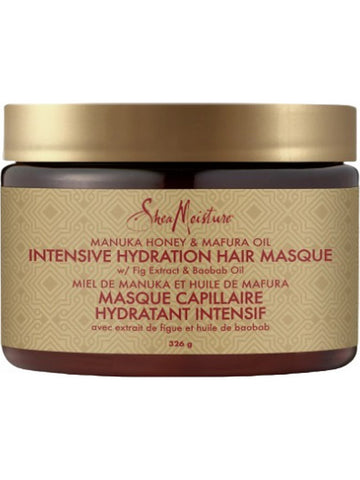 SheaMoisture, Manuka Honey and Mafura Oil, Intensive Hydration Hair Masque with Fig Extract and Baobab Oil, 11.5 oz