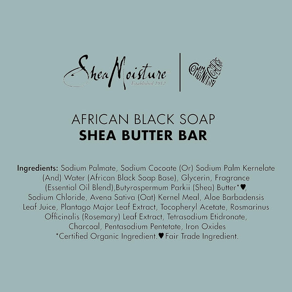 SheaMoisture, African Black Soap with Shea Butter, 8 oz