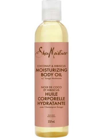 SheaMoisture, Coconut and Hibiscus, Moisturizing Body Oil with Songyi Mushroom, 237 ml