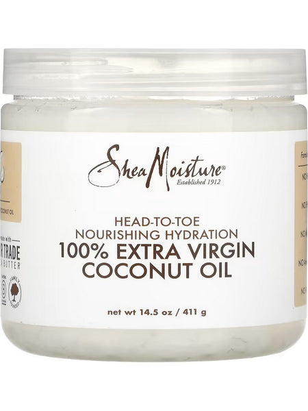 SheaMoisture, Head-To-Toe Nourishing Hydration, 100% Extra Virgin Coconut Oil, 14.5 oz