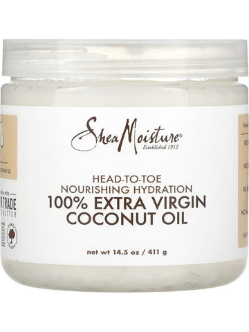 SheaMoisture, Head-To-Toe Nourishing Hydration, 100% Extra Virgin Coconut Oil, 14.5 oz