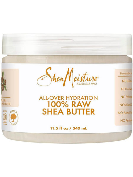 SheaMoisture, All-Over Hydration, 100% Raw Shea Butter, 11.5 fl oz