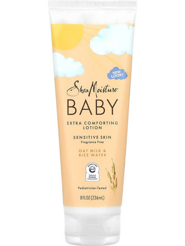 SheaMoisture, Baby, Extra Comforting Lotion, Oat Milk and Rice Water, Fragrance Free, 8 fl oz