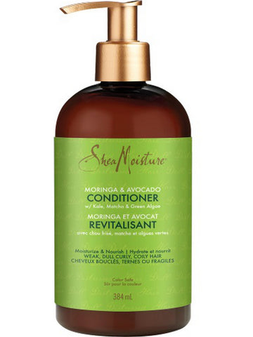 SheaMoisture, Moringa and Avocado Conditioner with Kale, Matcha and Green Algae, 384 ml