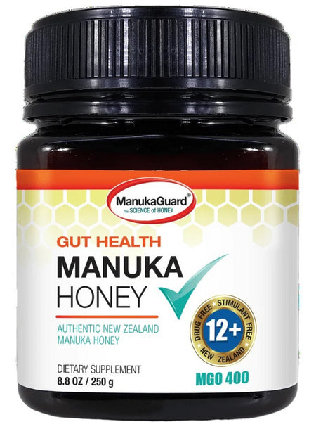 ManukaGuard, Gut Health, Manuka Honey, MGO 400, 8.8 oz