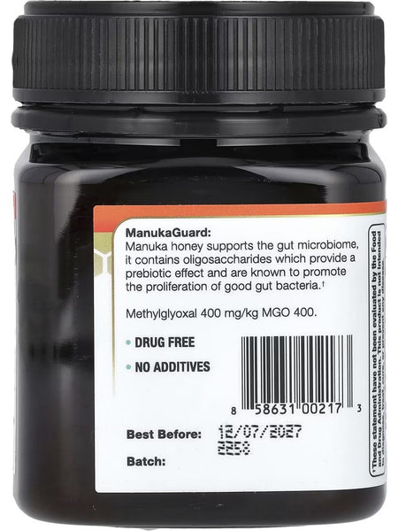 ManukaGuard, Gut Health, Manuka Honey, MGO 400, 8.8 oz