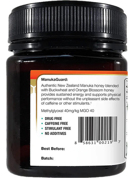 ManukaGuard, Energy Plus, Formulated with Authentic Manuka Honey, MGO 40, 8.8 oz