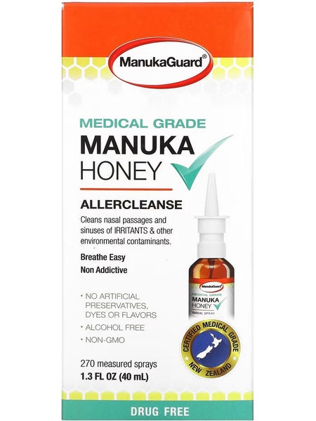 ManukaGuard, Medical Grade Manuka Honey, Allercleanse, 1.3 fl oz