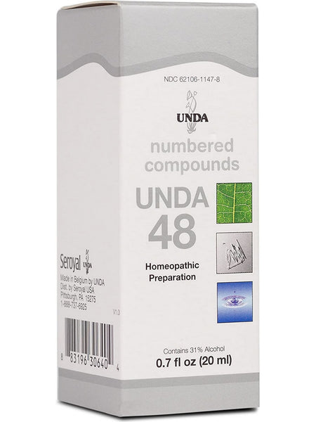 UNDA, UNDA 48 Homeopathic Preparation, 0.7 fl oz