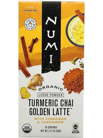 ** 12 PACK ** Numi, Turmeric Chai Golden Latte, 24 Servings