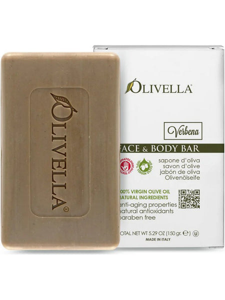 OLIVELLA, Bar Soap Verbena, 5.29 oz