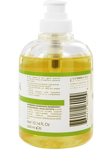 OLIVELLA, Liquid Face and Body Soap Pump, Original (Small), 10.14 fl oz