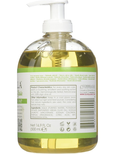 OLIVELLA, Liquid Face and Body Soap Pump, Original, 16.9 fl oz