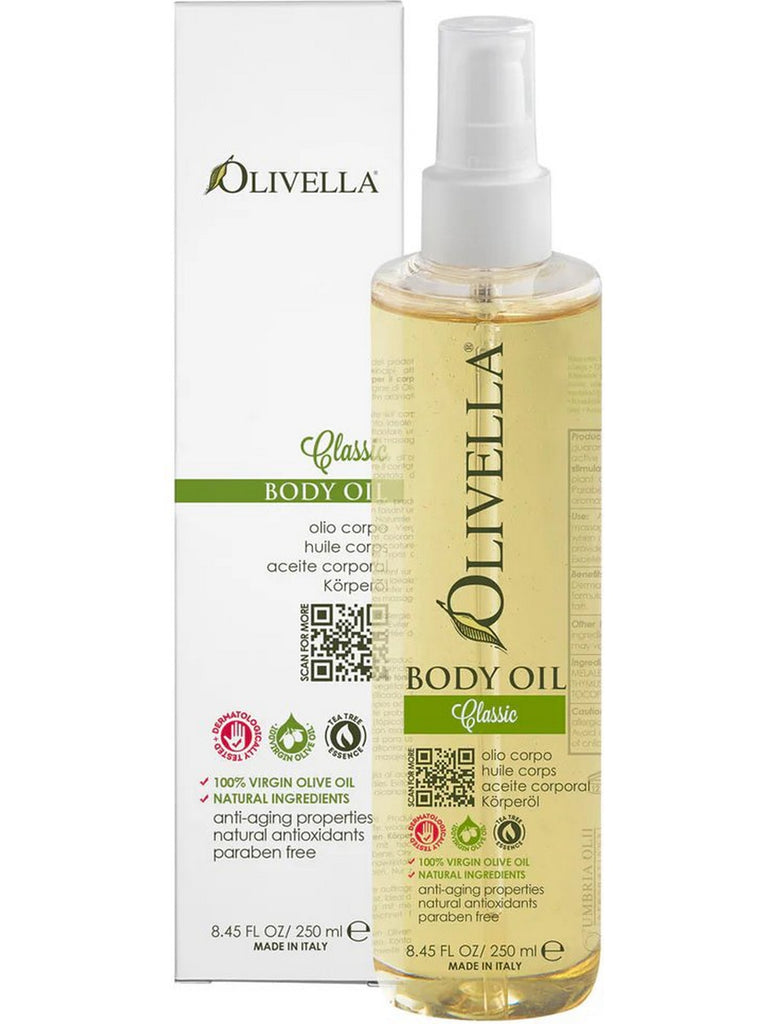 OLIVELLA, Olivella Body Oil (Classic Spray Bottle), 8.45 fl oz