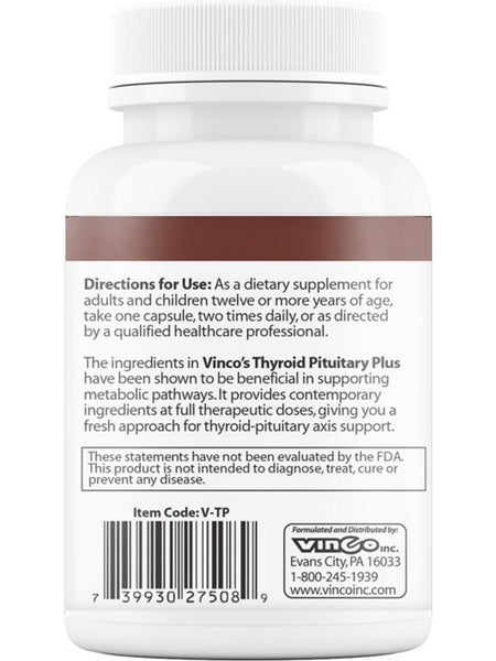 Vinco, Thyroid Pituitary Plus, 60 Capsules