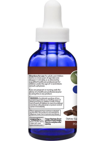 Vinco, Liposomal Iron, Chocolate Flavor, 2 fl oz