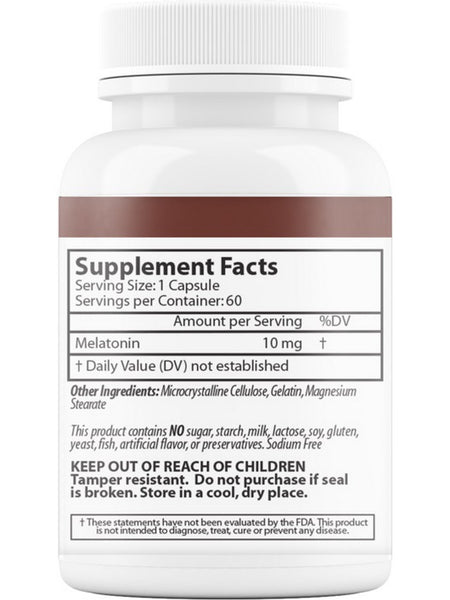 Vinco, Melatonin, 10 mg, 60 Capsules