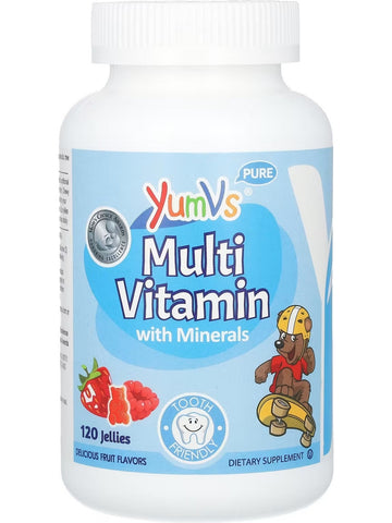 YumV's, Multi Vitamin with Minerals, Delicious Fruit Flavors, 120 Jellies