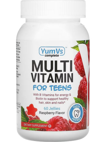 YumV's, Multi Vitamin for Teens, Raspberry, 60 Jellies